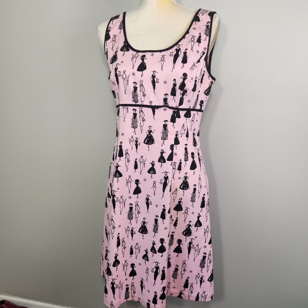 Paraphrase Retro Dress Size 8 Pink Aline  Retro 50s rockabilly